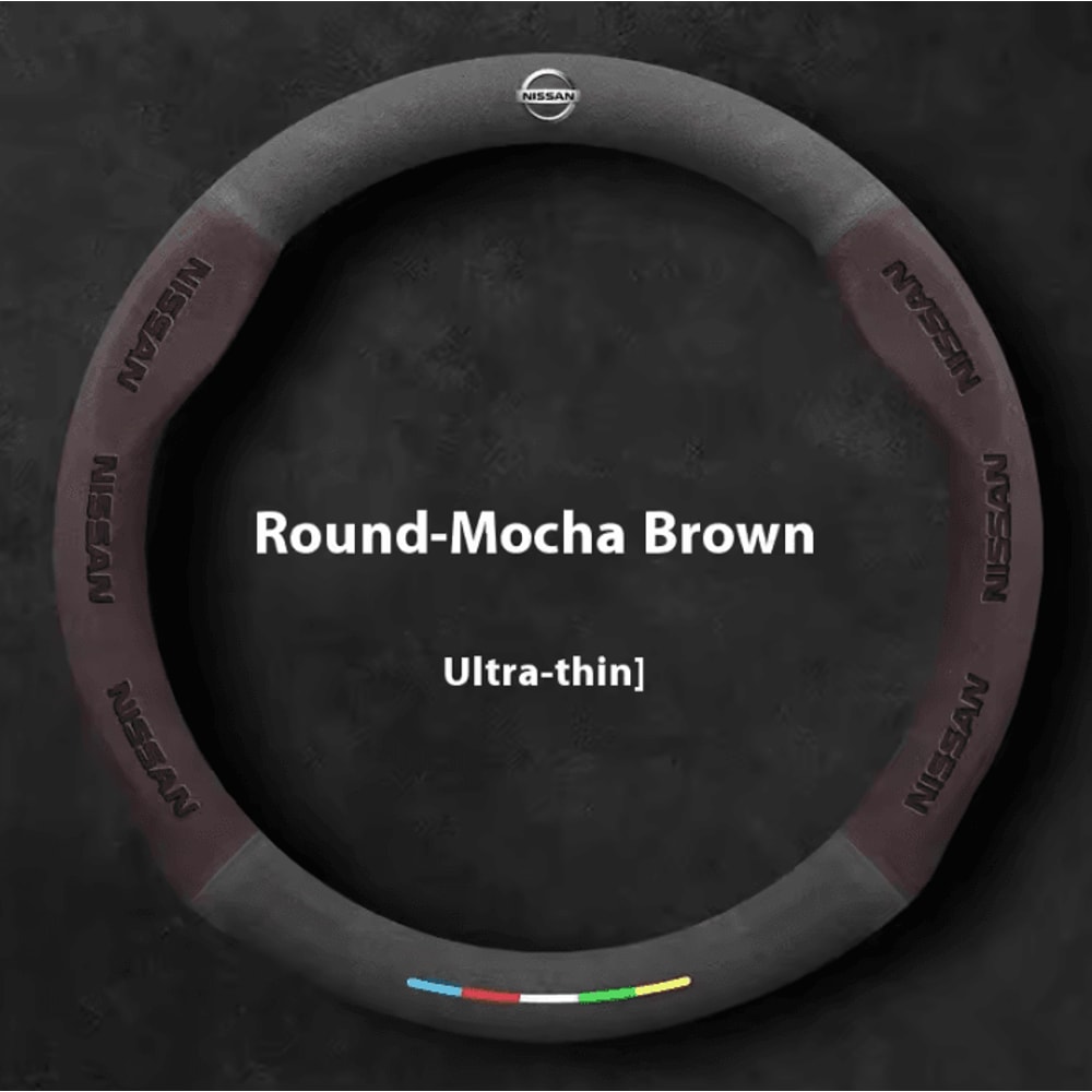 Nissan Premium Steering Wheel Cover AntiSlip Leather Grip For Qashqai Juke XTrail More 8