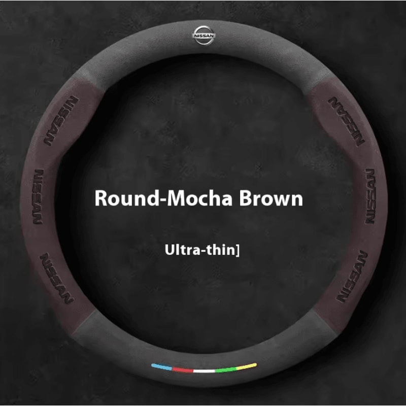 Nissan Premium Steering Wheel Cover AntiSlip Leather Grip For Qashqai Juke XTrail More 8