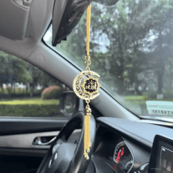 islamic style car hanging ornament – elegant faith-inspired rearview mirror accessory