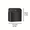 Universal Car Clamshell Trash Bin Hanging PressTop Vehicle Garbage Storage Box 4
