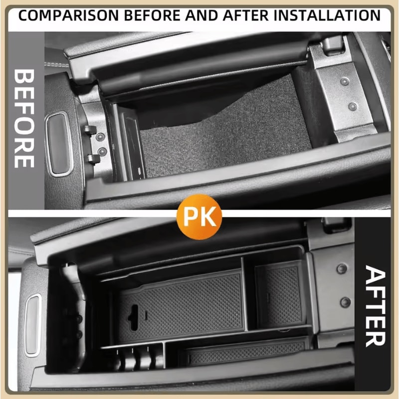MercedesBenz Armrest Storage Organizer Tray Center Console Box For GLB GLA CLA A B Class 1