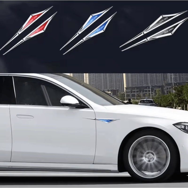 Geely Premium Side Fender Emblem Badge Stickers 0