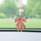 Luxe Crystal Bow Rearview Mirror Car Charm 1