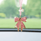 Luxe Crystal Bow Rearview Mirror Car Charm 1