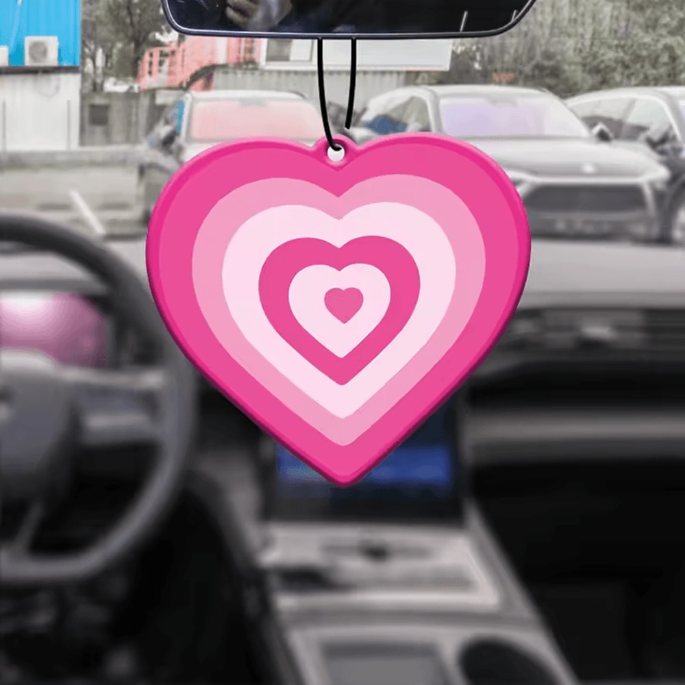 DreamPop Y2K Heart Car Air Freshener Pendant 1