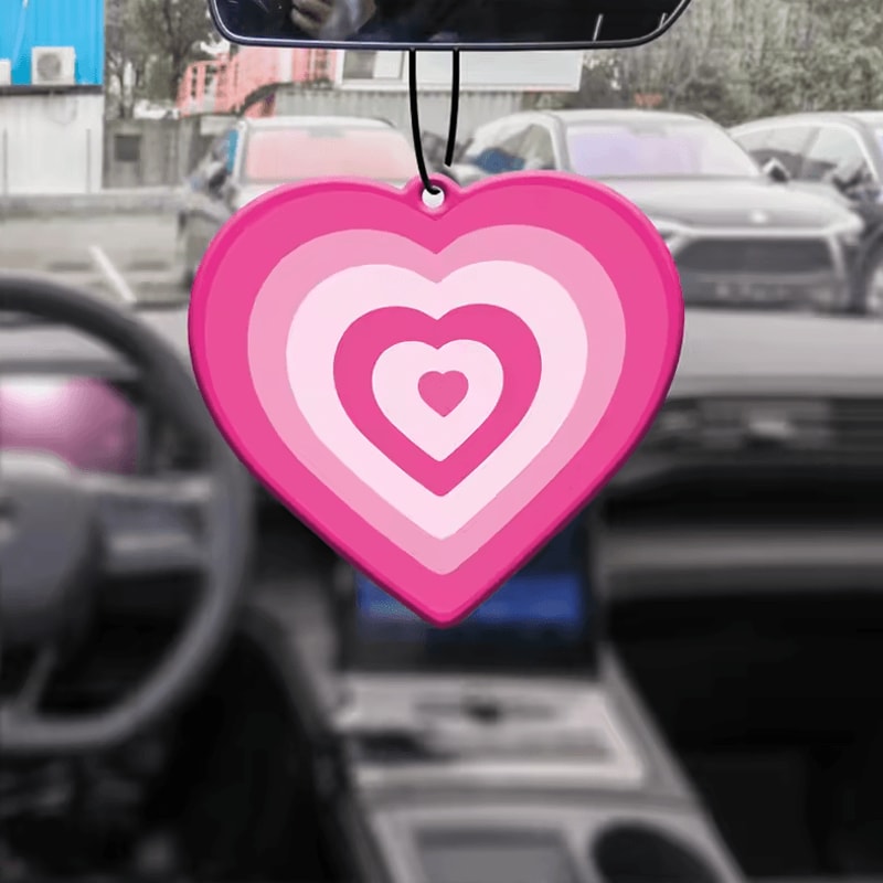 DreamPop Y2K Heart Car Air Freshener Pendant 1