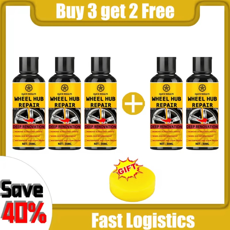 AlloyShield Wheel Rim Scratch Repair Paste 5