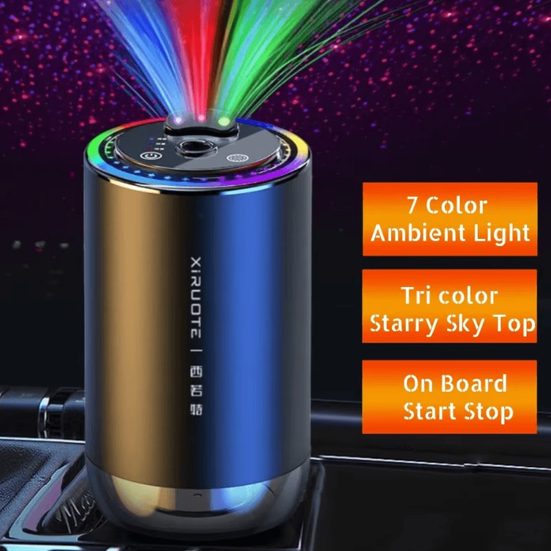 AuraDrive USB Rechargeable Essential Oil Car Diffuser 0