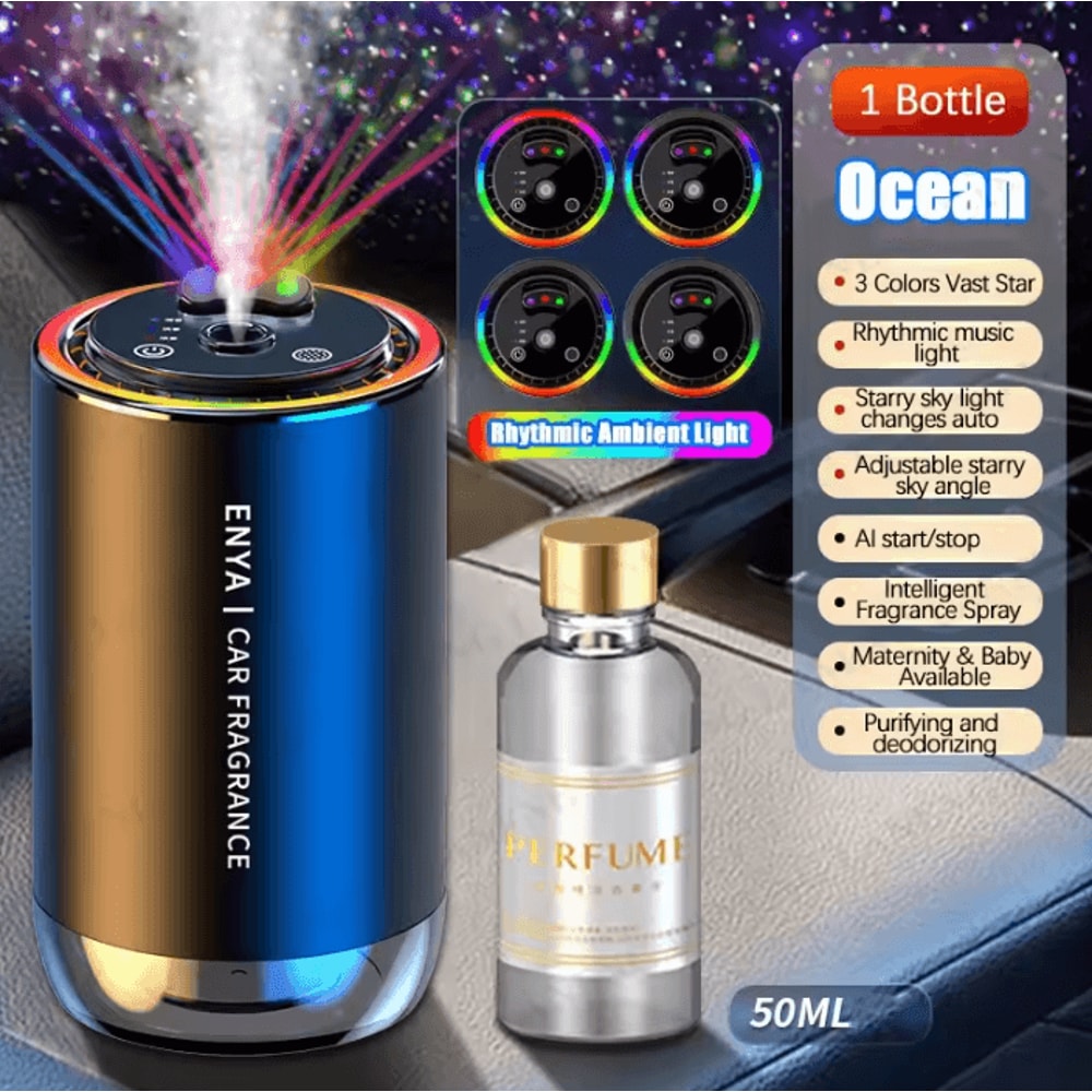 AuraDrive USB Rechargeable Essential Oil Car Diffuser 4