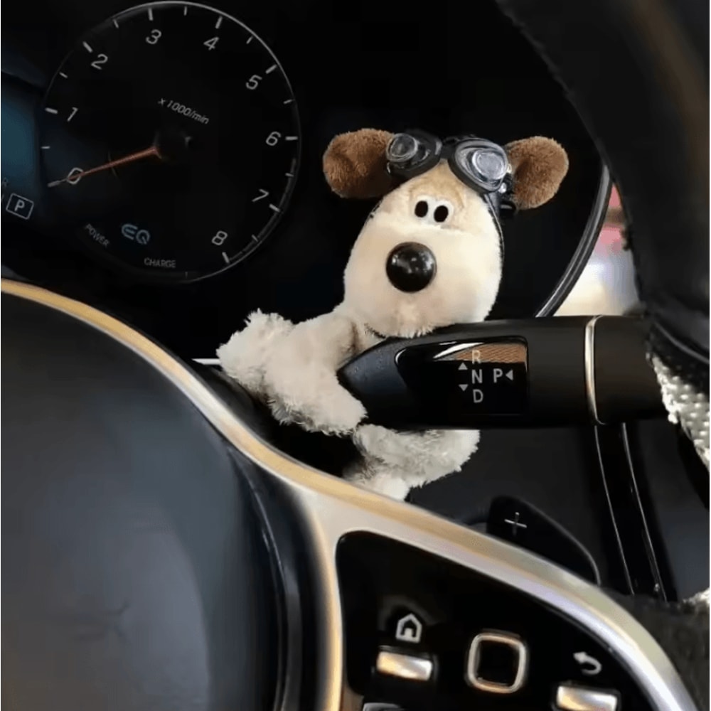 PawCharm Plush Dog Car Turn Signal Decoration 2