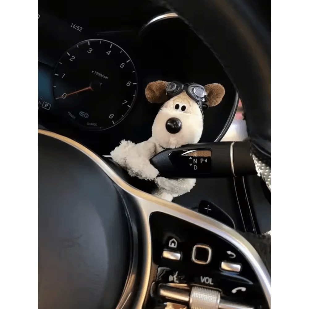 PawCharm Plush Dog Car Turn Signal Decoration 3