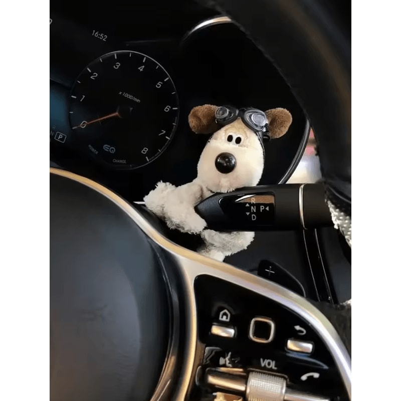PawCharm Plush Dog Car Turn Signal Decoration 3
