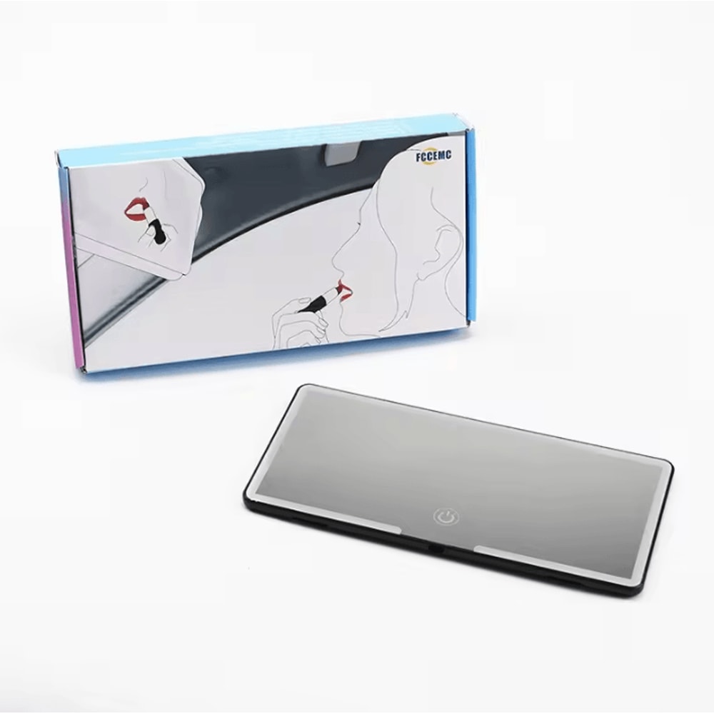 GlowTouch LED Rechargeable Car Makeup Mirror 4