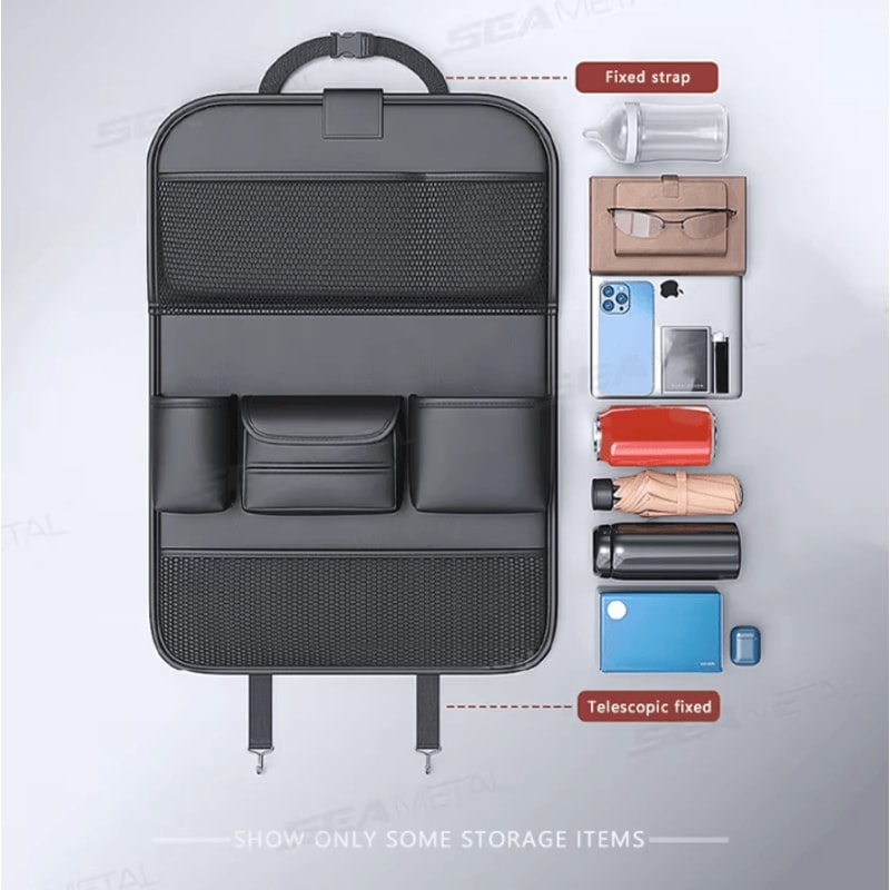 RoadNest Foldable Backseat Organizer With Tablet Tray 1