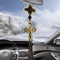 FaithRide Jesus Cross Rearview Mirror Pendant 0