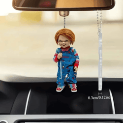 spookycharm 2d halloween acrylic car pendant