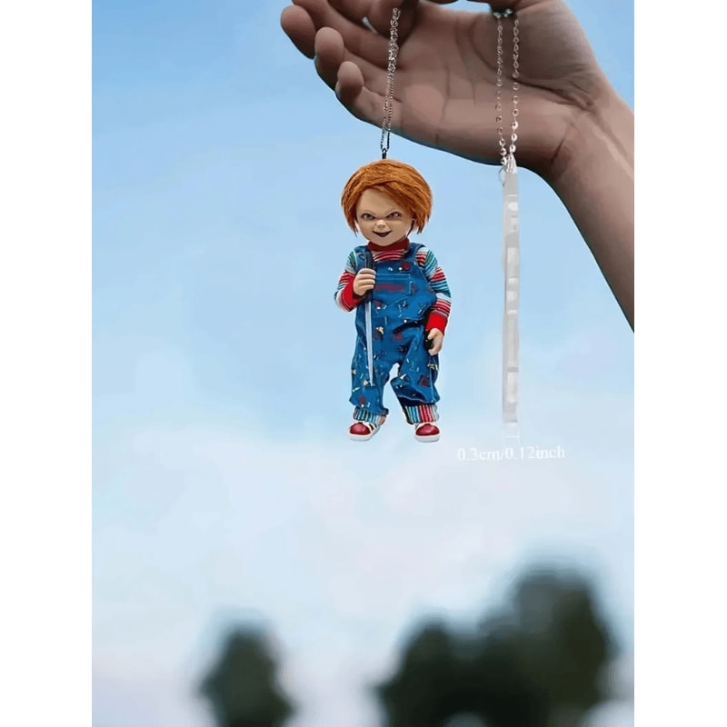 SpookyCharm 2D Halloween Acrylic Car Pendant 1