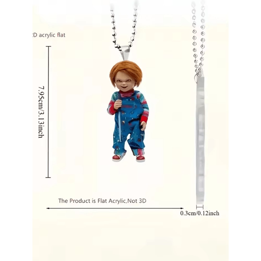 SpookyCharm 2D Halloween Acrylic Car Pendant 4