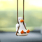Cool Swing Duck Car Rearview Mirror Ornament 2