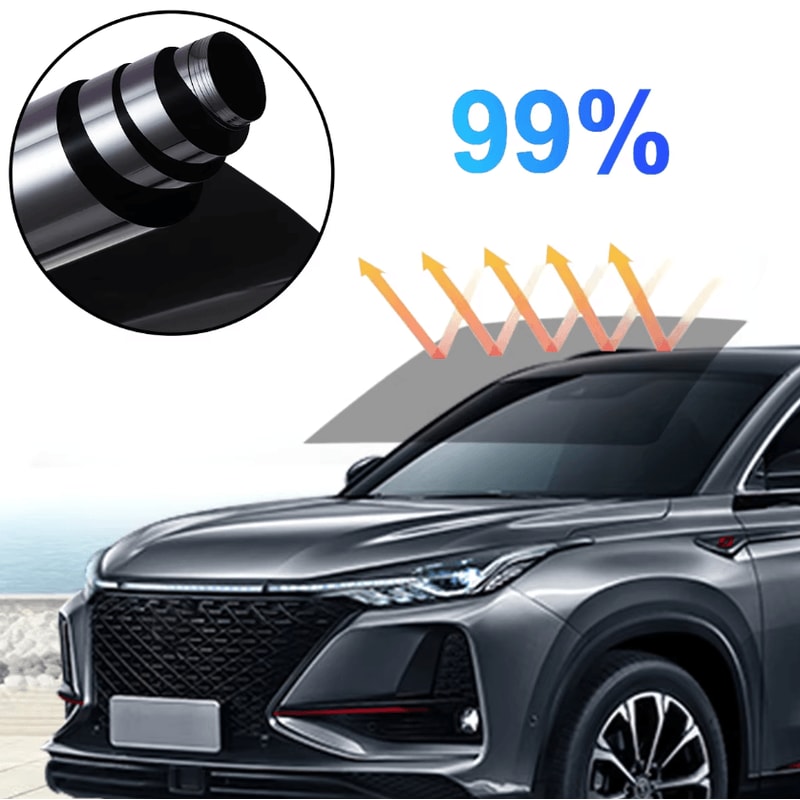 SolarShield UV Heat Reflective Window Tint Film 3