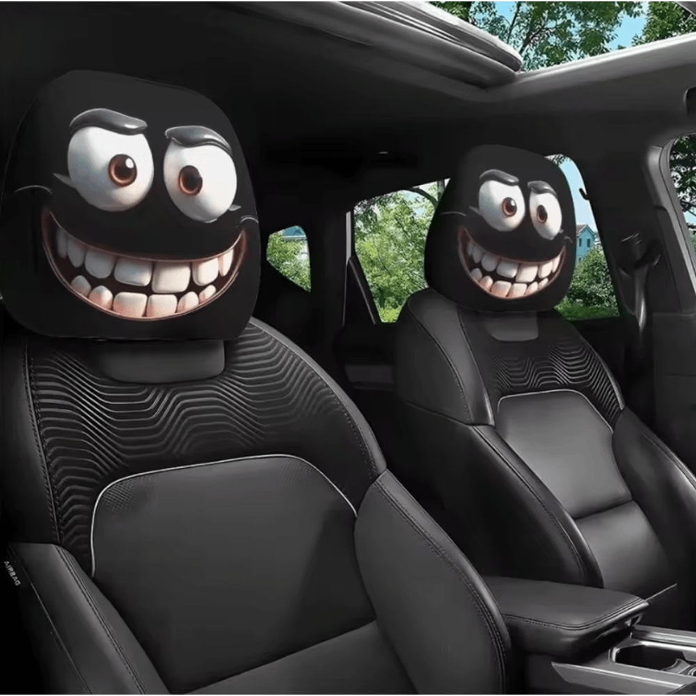 Universal Breathable Car Seat Headrest Cover Set 0