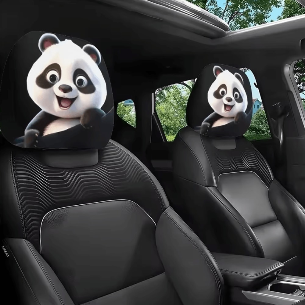 Universal Breathable Car Seat Headrest Cover Set 11