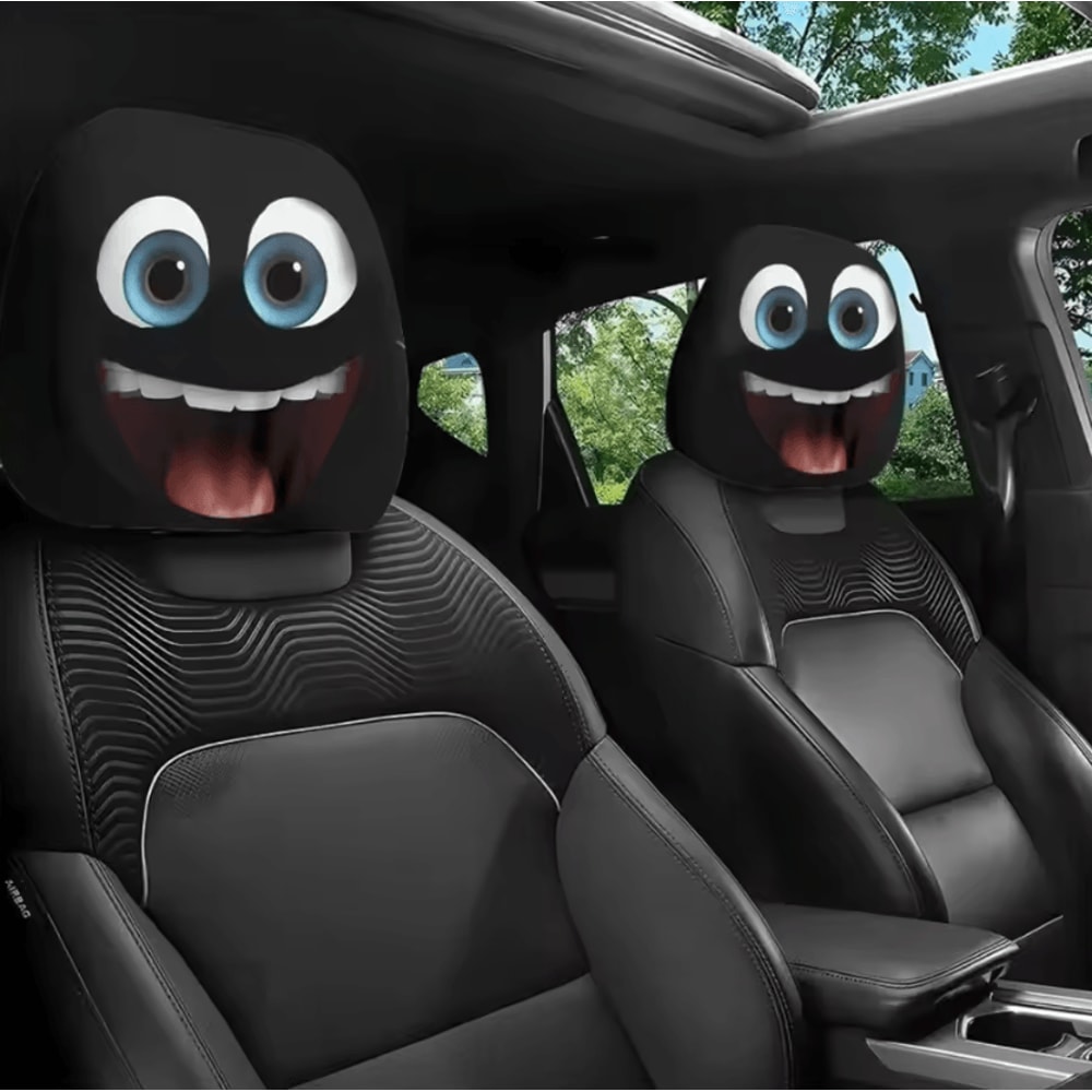 Universal Breathable Car Seat Headrest Cover Set 5