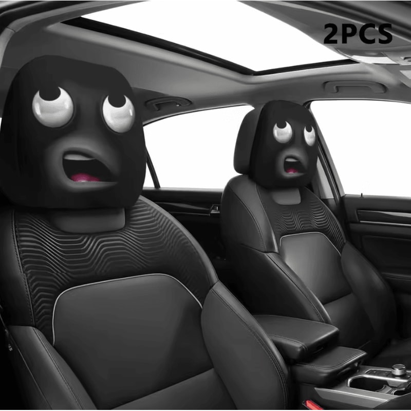 Universal Breathable Car Seat Headrest Cover Set 7