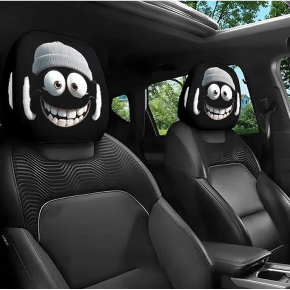 Universal Breathable Car Seat Headrest Cover Set 8