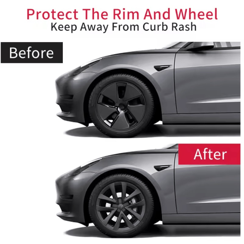 Tesla Model 3 Arachnid Style 18Inch Wheel Cover Set 3