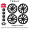 Tesla Model 3 Arachnid Style 18Inch Wheel Cover Set 4