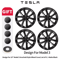 Tesla Model 3 Arachnid Style 18Inch Wheel Cover Set 4