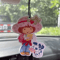 Strawberry Girl Puppy Hotel Scent Hanging Car Air Freshener 0