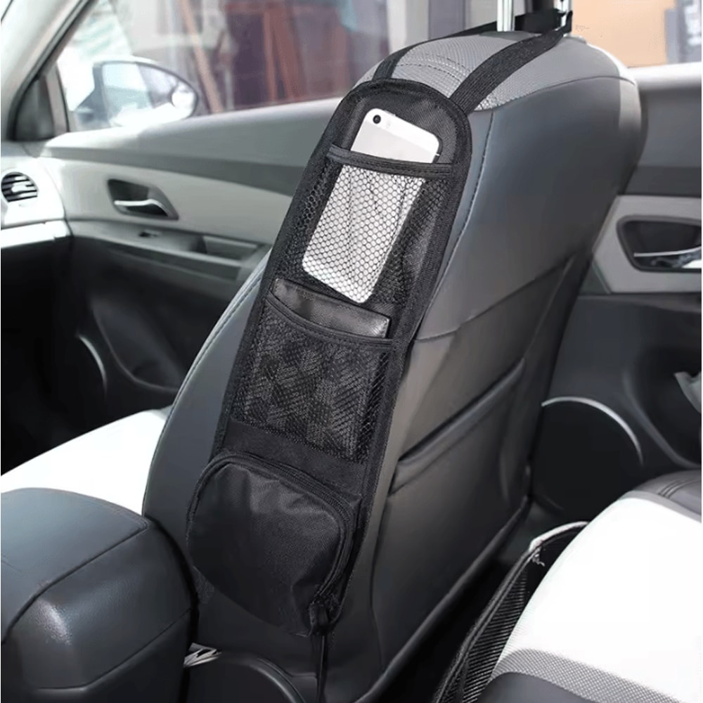 MultiPocket Car Seat Side Organizer Hanging Bag 0