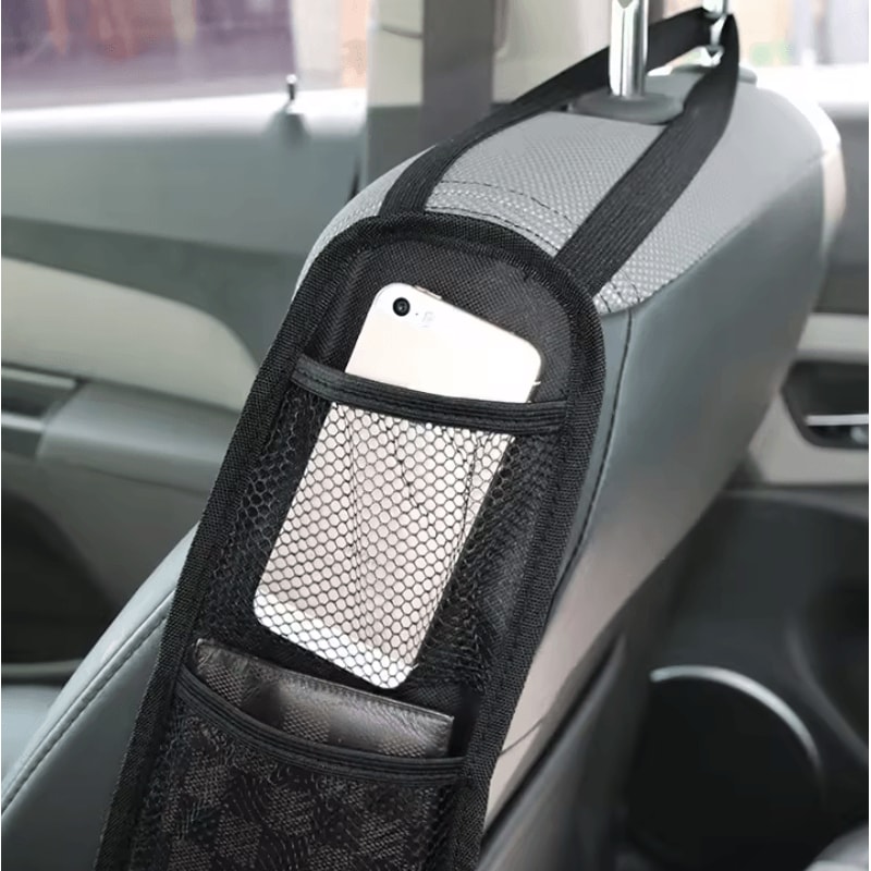 MultiPocket Car Seat Side Organizer Hanging Bag 2