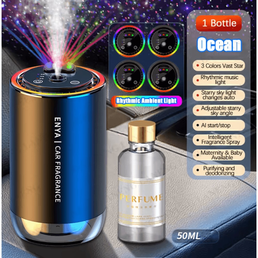 RGB USB Car Perfume Diffuser Air Freshener 3