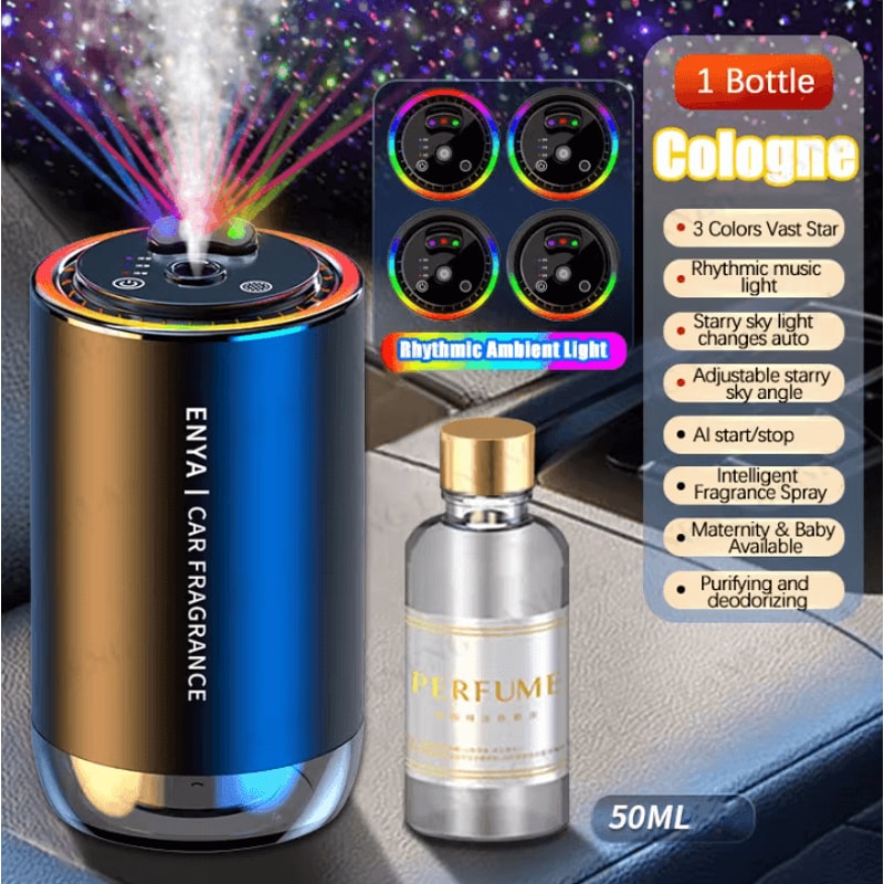 RGB USB Car Perfume Diffuser Air Freshener 4