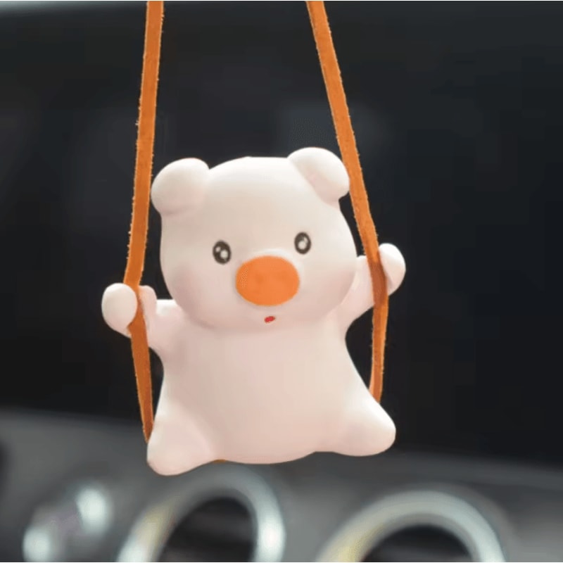 Cute Swing Duck Car Rearview Mirror Hanging Ornament 11