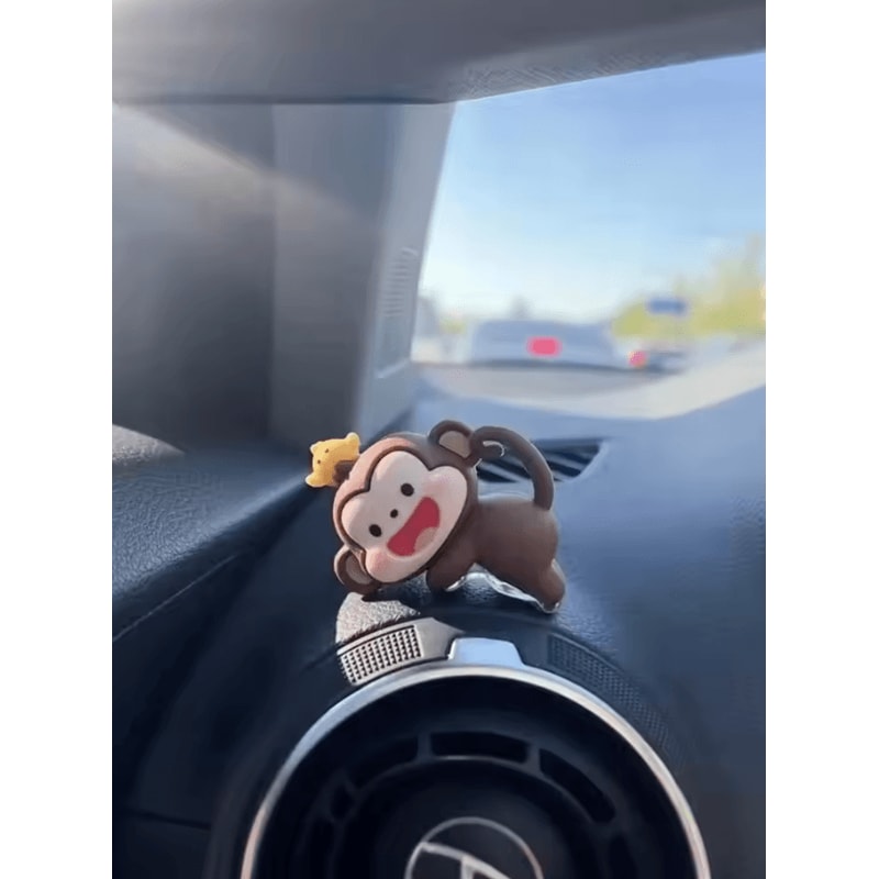 Adorable Mini Monkey Car Ornament 0