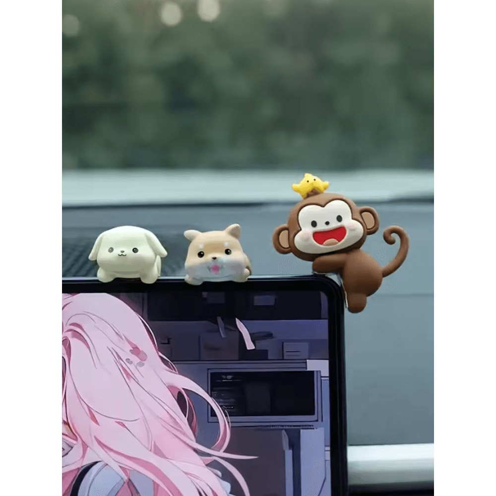Adorable Mini Monkey Car Ornament 4