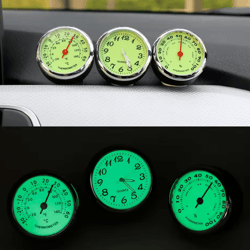 luminous car dashboard clock thermometer hygrometer