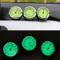 Luminous Car Dashboard Clock Thermometer Hygrometer 0