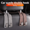 2in1 Faux Leather Car Seat Back Cover Headrest Hook Organizer 0