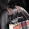 2in1 Faux Leather Car Seat Back Cover Headrest Hook Organizer 1