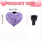 Valentine Crystal Heart Car Air Vent Freshener Clips 2 Pack 1