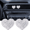 Valentine Crystal Heart Car Air Vent Freshener Clips 2 Pack 4