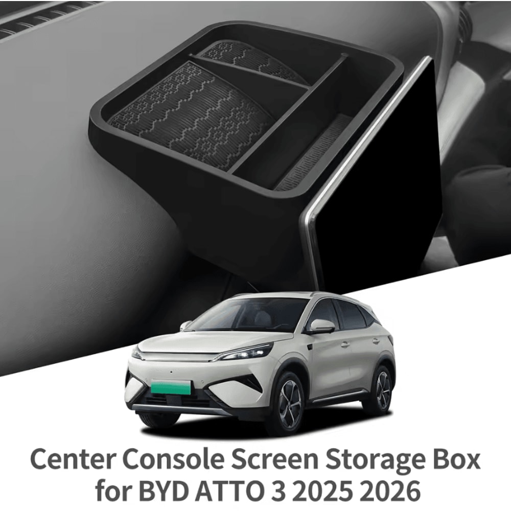 BYD Atto 3 Dashboard Screen Rear Storage Tray Organizer 0