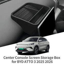 byd atto 3 dashboard screen rear storage tray organizer