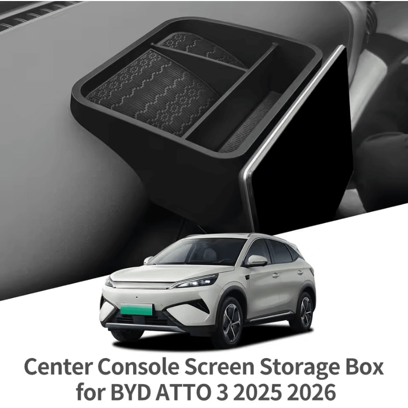 BYD Atto 3 Dashboard Screen Rear Storage Tray Organizer 0