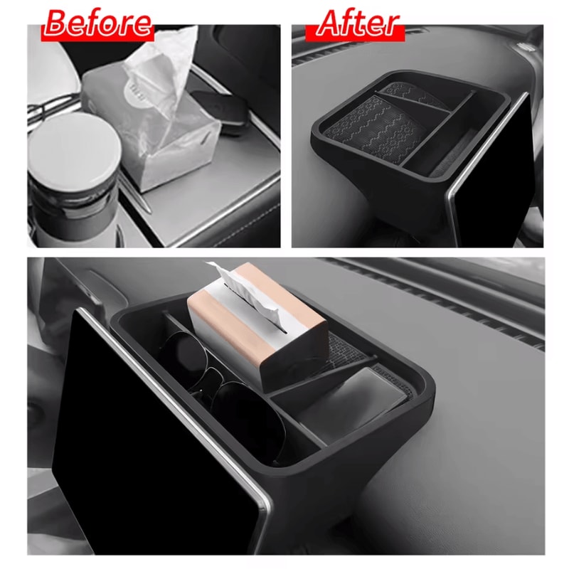 BYD Atto 3 Dashboard Screen Rear Storage Tray Organizer 2